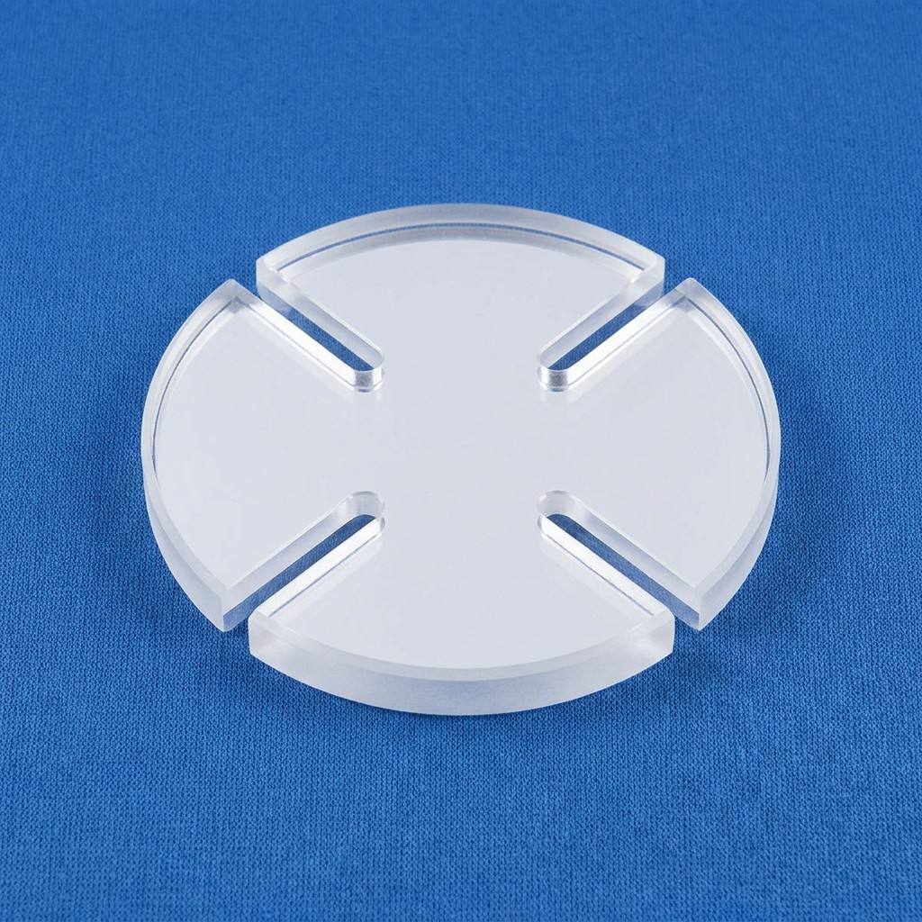 Quartz Glass Plate 0.5mm 1mm 2mm Thickness Fused Silica Clear Custom Size