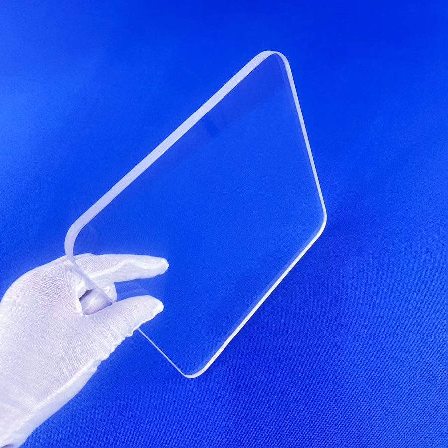 Laser Cut Quartz Glass Plate Fused Silica Precision Custom Size