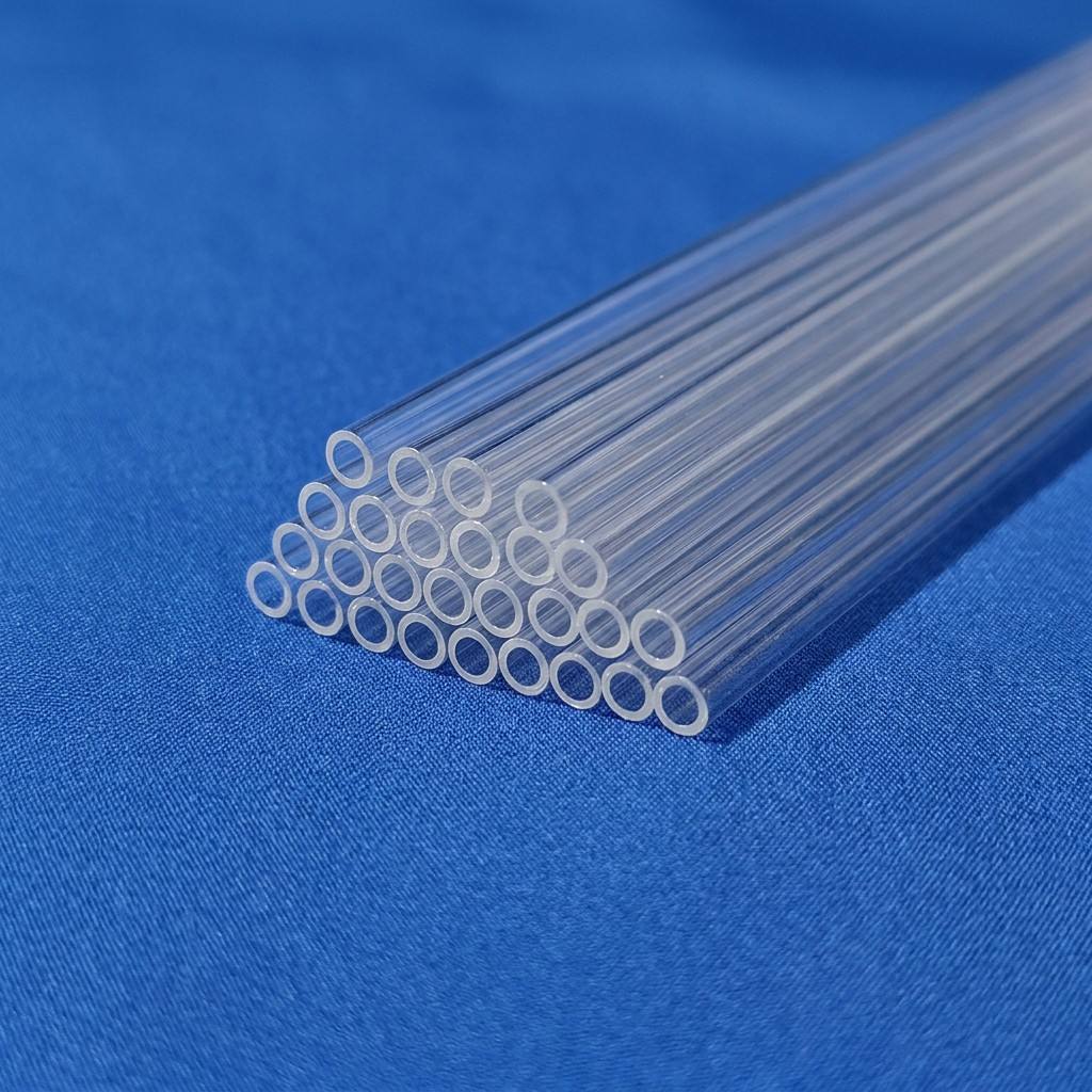 Clear Fused Silica Quartz Glass Tube Blank