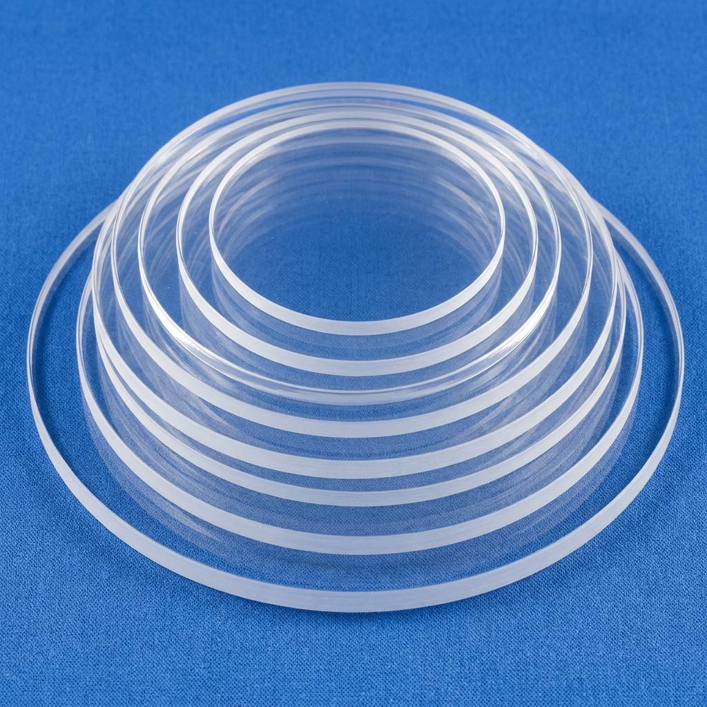 Quartz Substrate Plate for Semiconductor Fused Silica Clear Polished