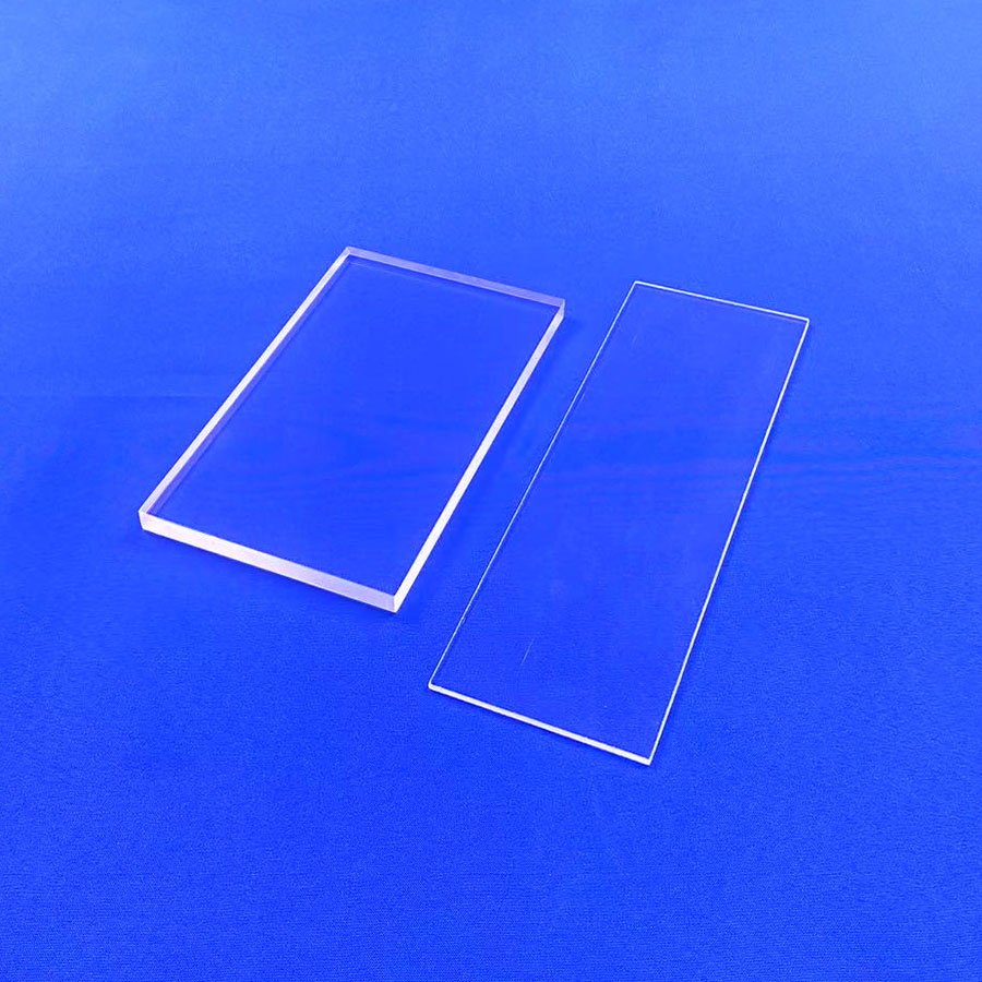 Drilled Quartz Plate Multi Hole Fused Silica CNC Machined Custom