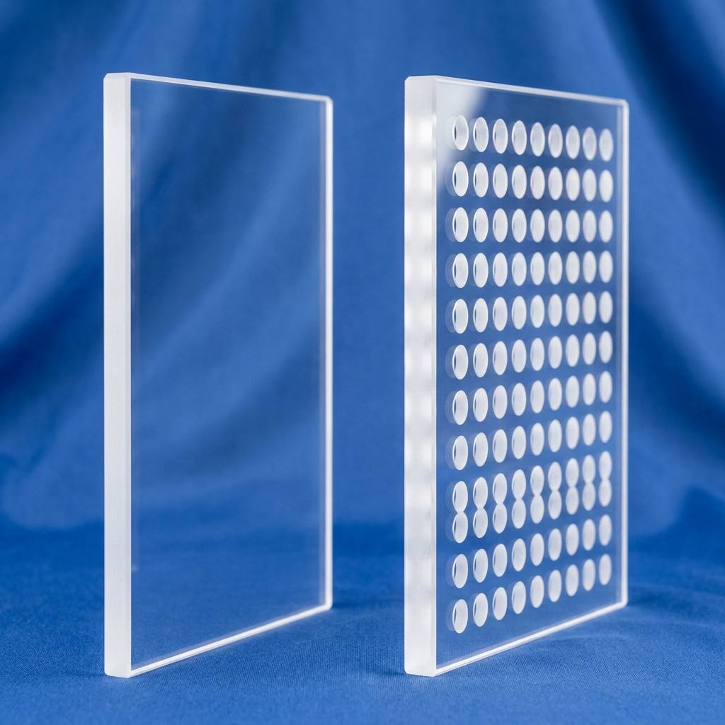 Quartz Glass Plate for Vacuum Chamber Viewport High Purity Custom