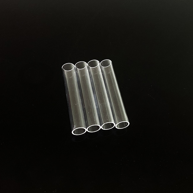 Large Diameter Clear Quartz Borosilicate Glass Tube round Fused Silica Bubble Pipe for Bending and Welding