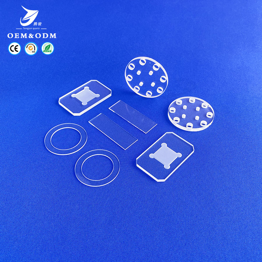 Quartz Sight Glass Plate Boiler Fused Silica High Temperature Resistant