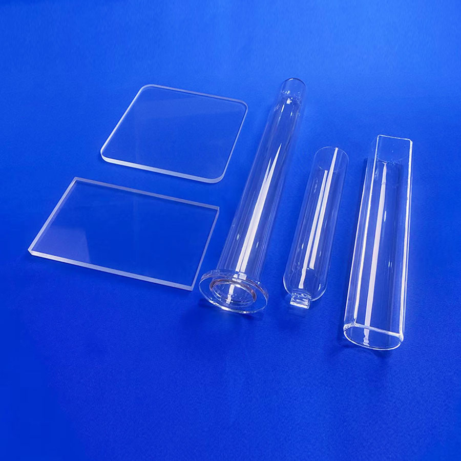Drilled Quartz Plate Multi Hole Fused Silica CNC Machined Custom