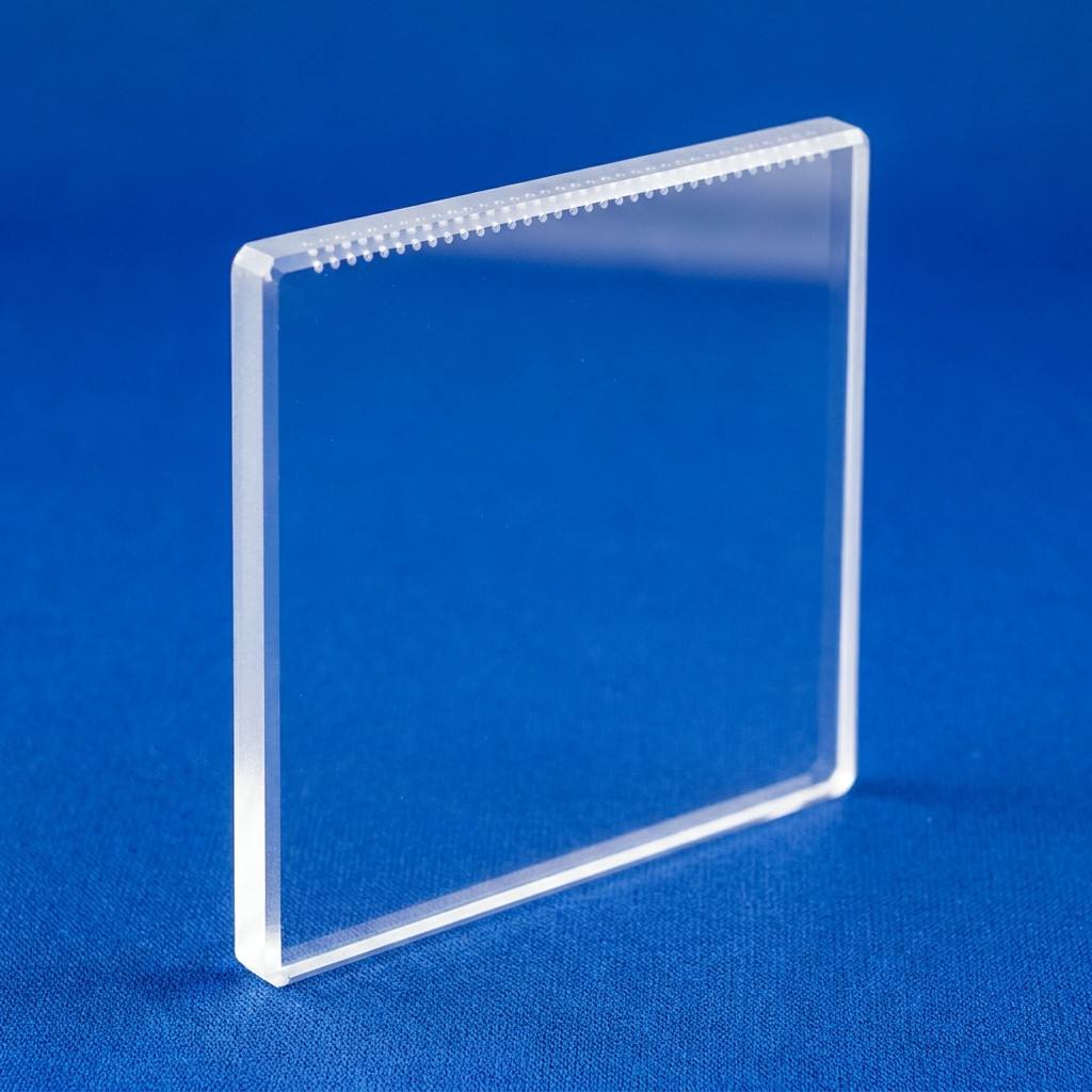 Quartz Optical Flat Plate Fused Silica High Flatness Polished Custom