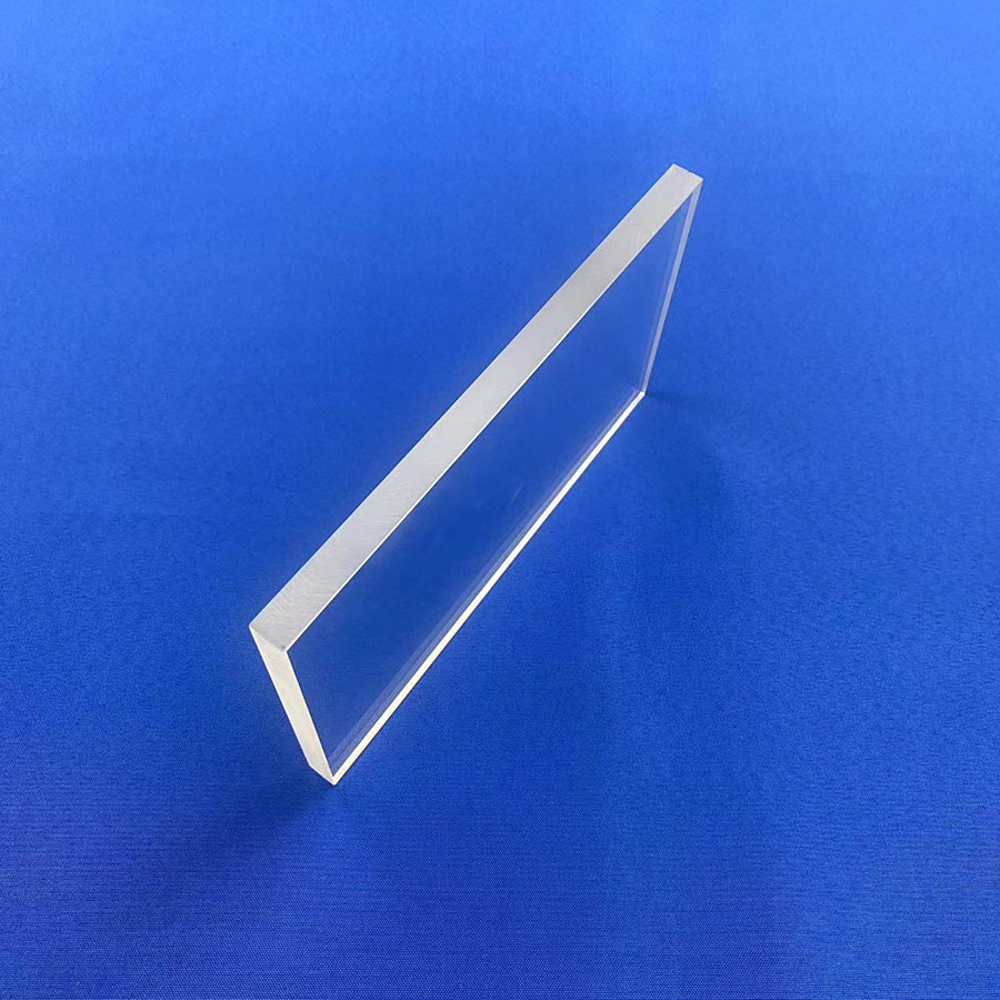Drilled Quartz Plate Multi Hole Fused Silica CNC Machined Custom