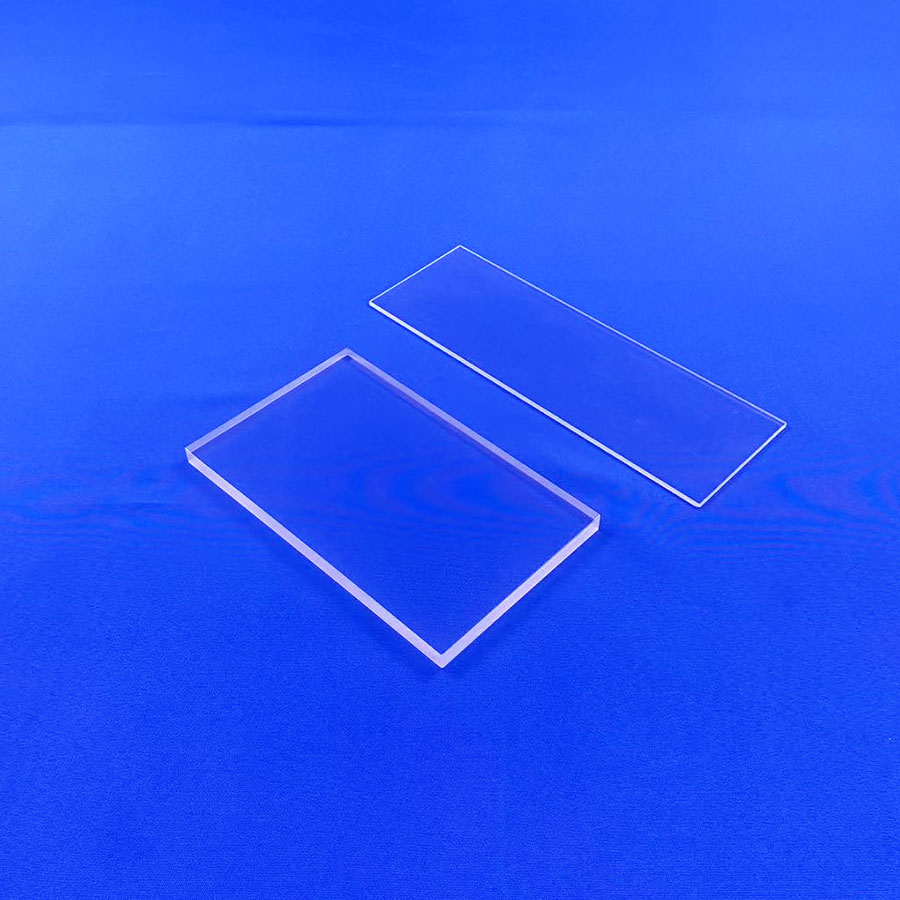 Quartz Oil Level Sight Glass Plate Fused Silica Clear Custom Size