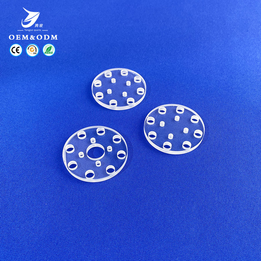 Quartz Sight Glass Plate Boiler Fused Silica High Temperature Resistant