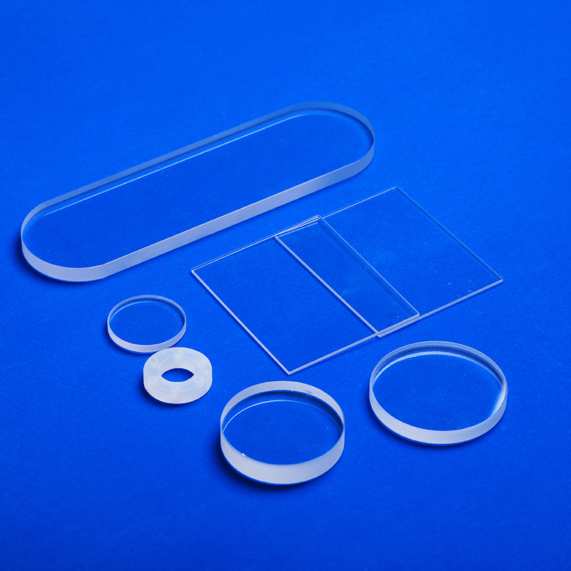 Rectangular Quartz Plate Fused Silica Clear Precision Cut Custom Size