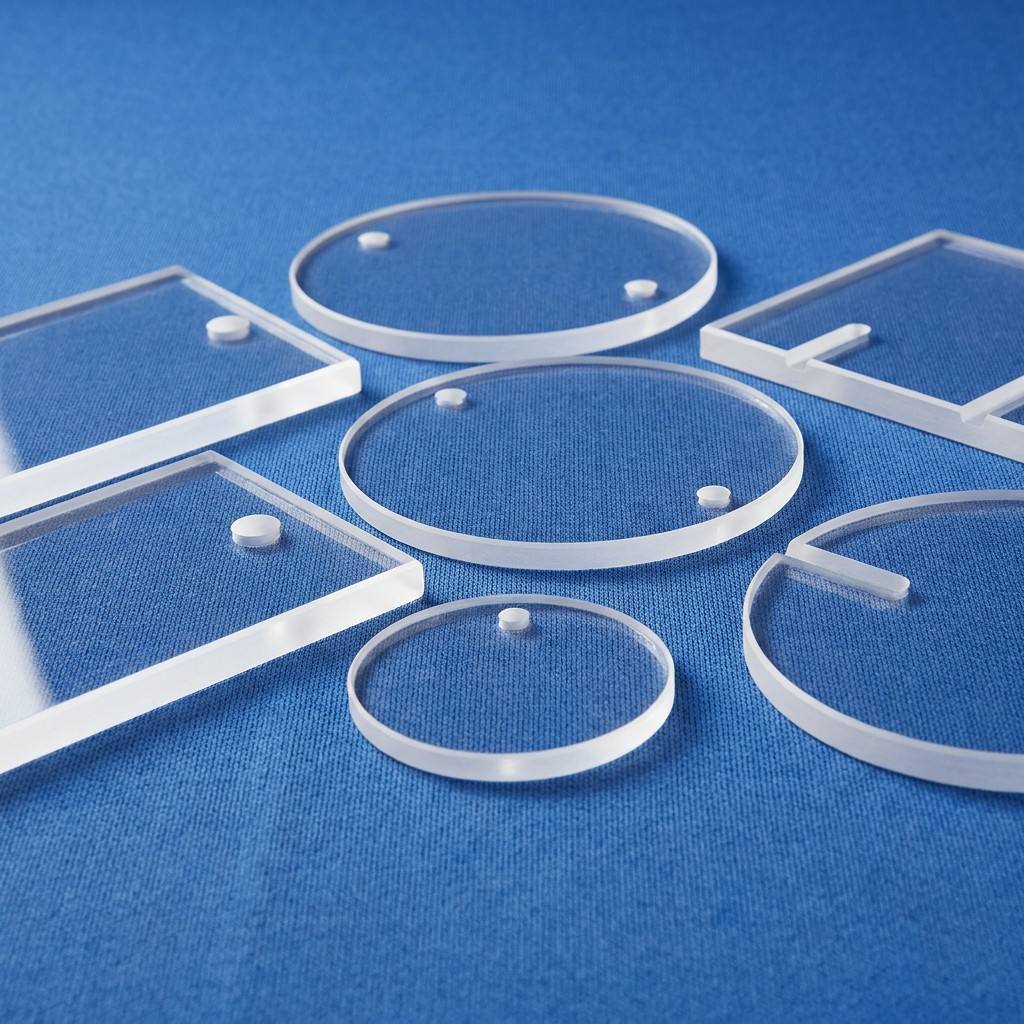 Quartz Sight Glass Plate Boiler Fused Silica High Temperature Resistant